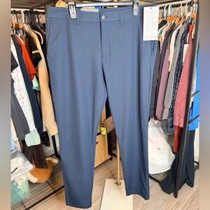 121. Lululemon ABC Slim-Fit Trouser 34" *Warpstreme True Navy